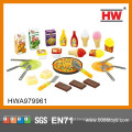 Hot vendendo modelos de alimentos de plástico mini brinquedo de alimentos